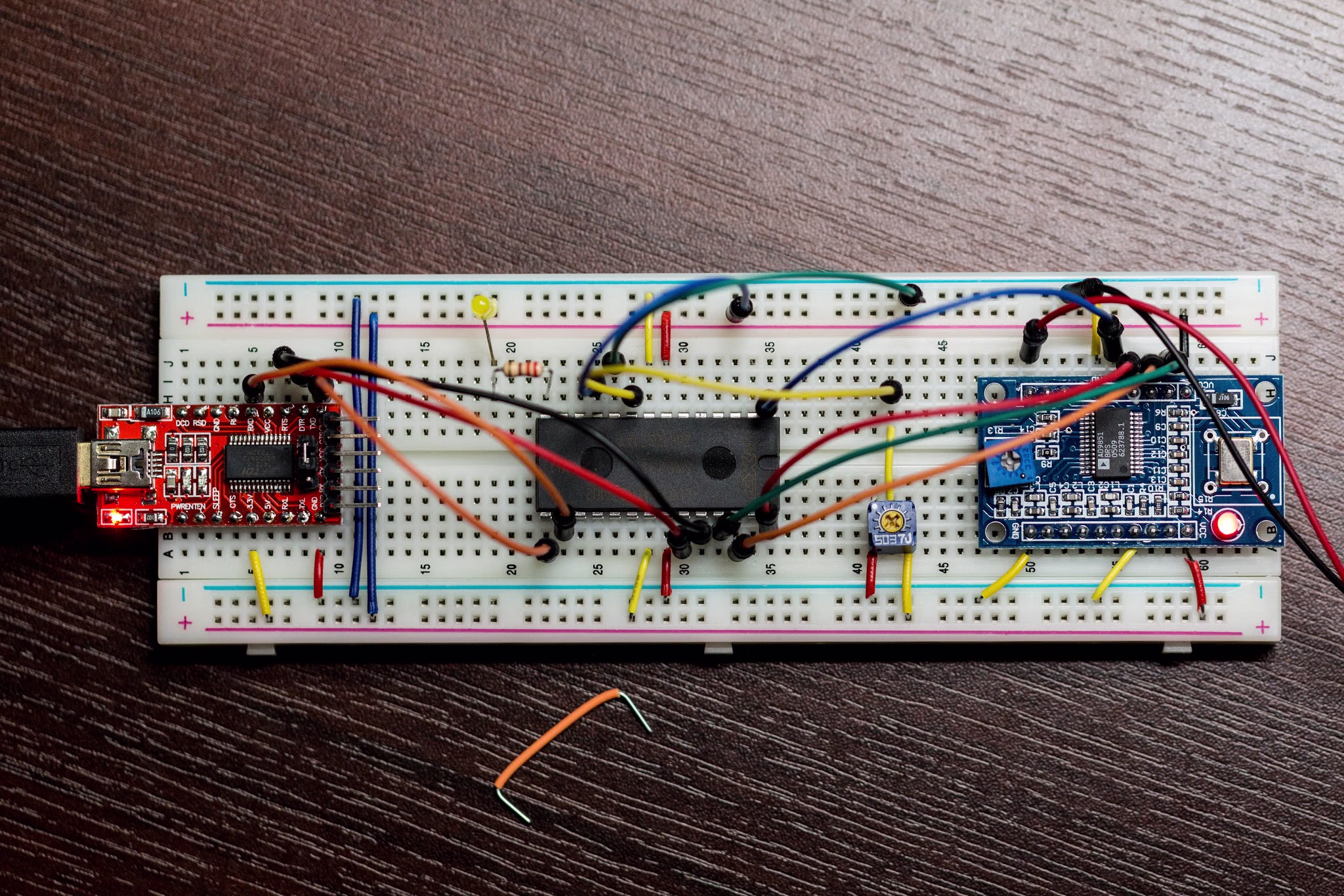 画像関連:AD9851 DDS モジュールを LPC1114/mbed と