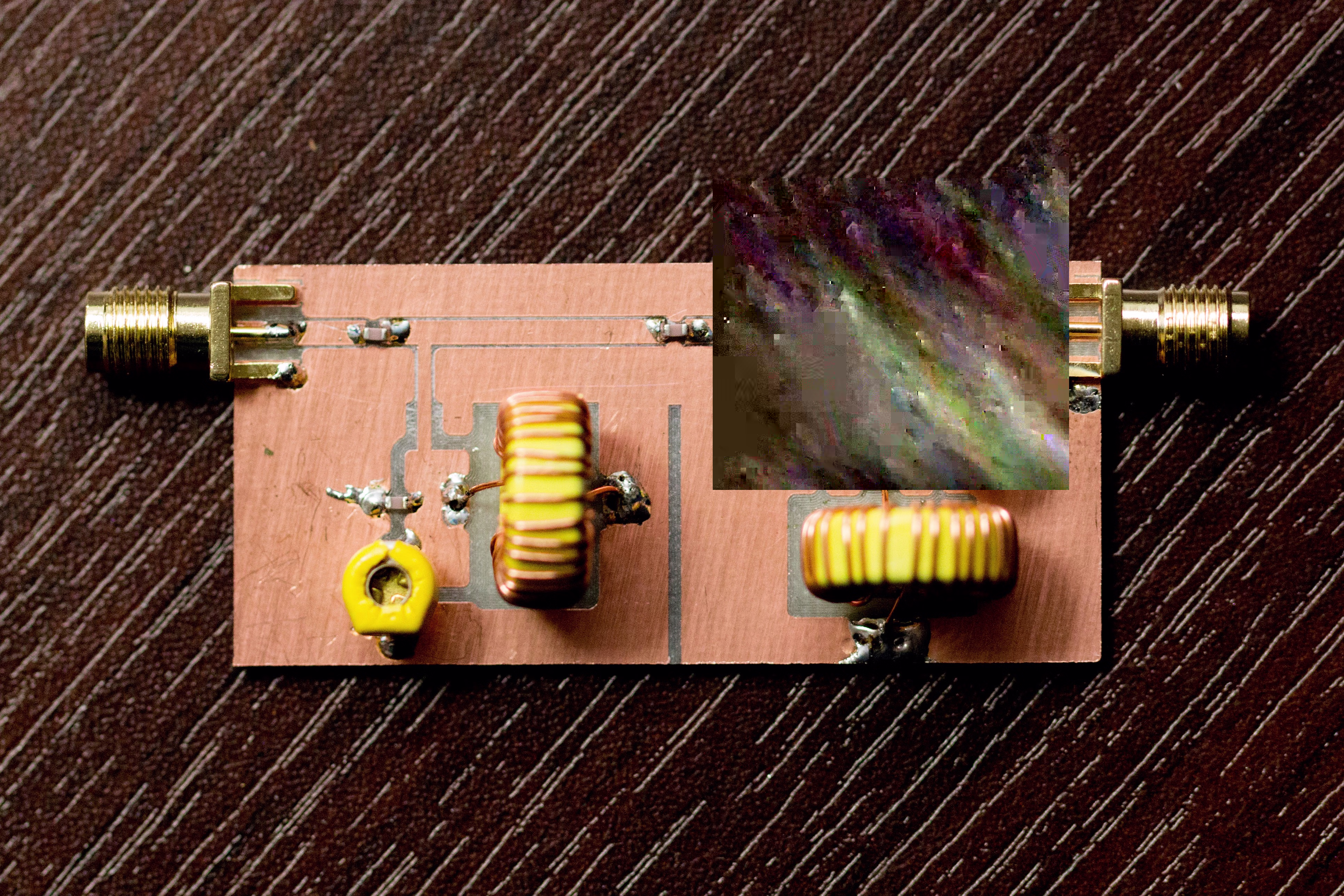 画像関連:10MHz バンドパスフィルタ