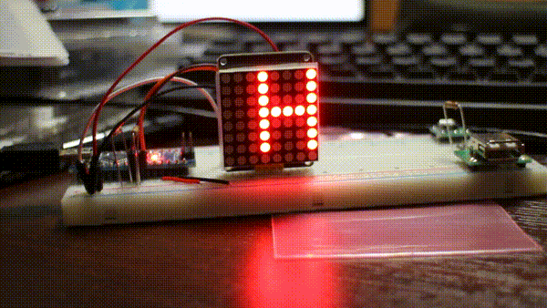 画像関連:I2C 8*8 LED dot Matrix module HT16K33